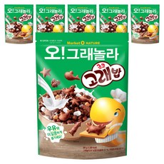Market O NATURE Orion Oh!格蘭諾拉麥片 巧克力鯨魚飯, 300g, 6個