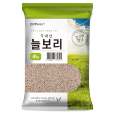 대구농산 건강한밥상 국산 늘보리쌀, 4kg, 1개