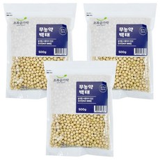 초록숟가락 백태, 500g, 3개