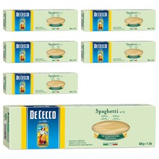 데체코 유기농 스파게티, 500g, 6개