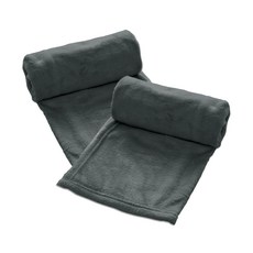 더페피 포근포근 펫 담요겸이불 2p세트, 다크그레이