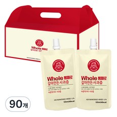 통째로 갈아만든 사과즙 스파우트, 100ml, 90개입