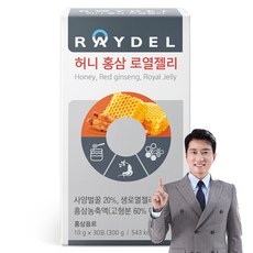RAYDEL 蜂蜜紅蔘蜂王乳補充液隨身包 30條入, 1個, 300g