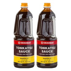 KIKKOMAN 龜甲萬 豬排醬, 2個, 1.8L