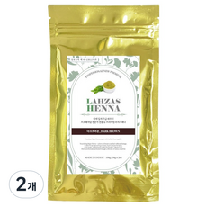 라자스헤나 프로페셔널 뉴 프리미엄 염색제 100g, 다크브라운, 2개
