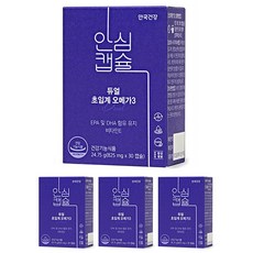 AHN GOOK Omega-3魚油膠囊, 30顆, 4盒