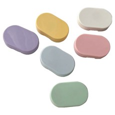 피어니스트 미니 컴팩트 렌즈 케이스 6종 세트, 하늘, 핑크, 화이트, 퍼플, 그린, 옐로우, 1세트