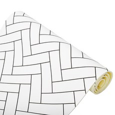 코멧 셀프시공 헤링본 롤매트, 화이트