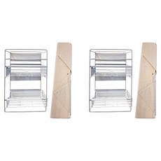 SHIMOYAMA 新款布藝18格分隔內衣收納盒可水洗 小貨, 2個, 布藝