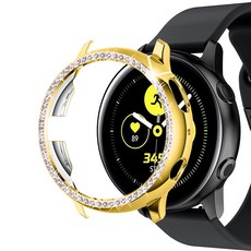 LuA lovel Galaxy Watch水鑽防摔保護殼, 金色