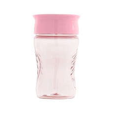 와우컵 키즈 트라이탄 컵 296ml + 뚜껑 세트, 스노우핑크, 1세트