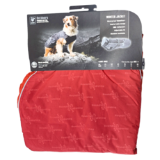 Hurtta 保暖機能性外套 冬季 防水 舒適反光設計 可調節 紅色, 1件