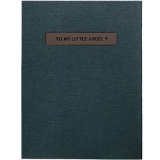 제이밀크 프리미엄 이니셜 초음파앨범 바인더 A5, 1개, 그린