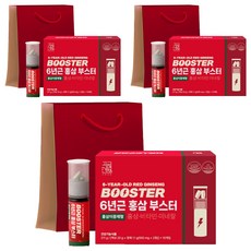 高麗山清 6年根紅蔘能量飲 10入 + 提袋, 211g, 3個