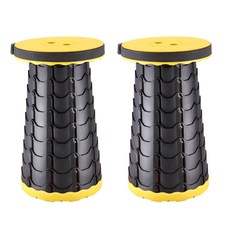 COMMANDO 折疊露營凳 A型, 黃色, 2個