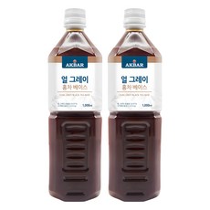 아크바 얼 그레이 홍차 베이스, 1L, 2개