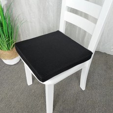 德利生活 高密度海綿墊 黑色 45 x 45 x 8cm 標準椅墊