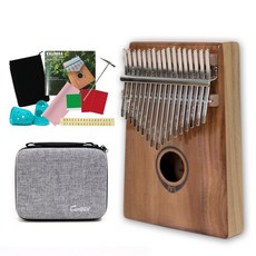 Cantavil 亮光相思木卡林巴琴套裝組 + 收納盒, CK-800