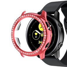 LuA lovel Galaxy Watch水鑽防摔保護殼, 紅色
