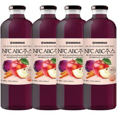 Htfarm ABC綜合蔬果汁, 1L, 4瓶