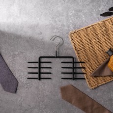 MAWA 衣物領帶架, 黑色, 1個