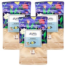 High Tea 伂橙 黑豆菊花茶包 嚴選台南 純天然食材 無咖啡因 SGS檢驗合格, 4g, 12包, 3袋