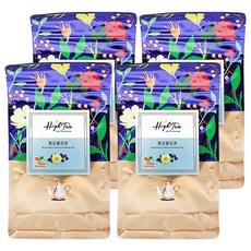 High Tea 伂橙 黑豆菊花茶包 嚴選台南黑豆 純天然食材 無咖啡因 SGS檢驗合格, 4g, 12包, 4袋