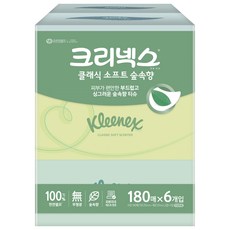 Kleenex 舒潔 經典柔感雙層面紙 森林香, 180張, 6盒