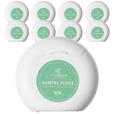 VITAHALO Daily New系列含蠟牙線 薄荷味, 50m, 9個裝, 1組