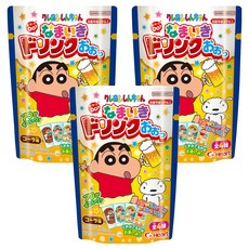蠟筆小新氣泡飲料粉 10g+啤酒杯 商品貼紙隨機出貨, 3組, 單品