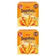 Calbee 卡樂比 Jagabee 日本加卡比薯條 日式醬燒風味 5包, 75g, 2盒