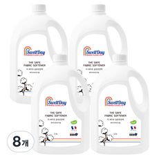 스웰데이 더 세이프 섬유유연제 베이비파우더향, 2.5L, 8개
