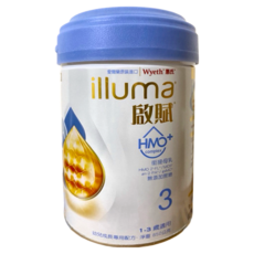 illuma 啟賦 幼兒成長專用配方奶粉 3號 HMO 1~3歲, 6罐, 800g