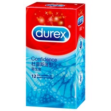 durex 杜蕾斯 薄型衛生套, 12個, 1盒