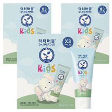 DRBURDLE 柳韓洋行 兒童牙膏 葡萄香, 60g, 9個