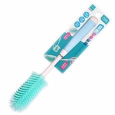 百研 直柄矽膠杯刷 29 x 5, C0714, 1個 - 柔軟矽膠刷毛，深入清潔無死角