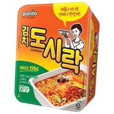 팔도도시락 김치 컵라면 86g, 1개