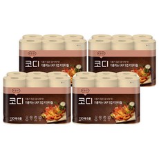 CODI 捲筒式三層廚房吸油紙巾 130枚 UKP紙漿, 6捲, 4袋