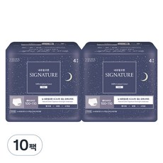 Natural Cotton 經典褲型衛生棉, 10包, 4片, L(100~110號)