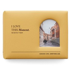 FunnYmade 小卡皮革相簿, 奶油黃, 80張