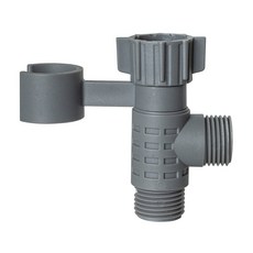 手易坊 免鑽孔外接沖洗器三通掛架, 適用四分外牙水栓 左右360°旋轉支架, 1個