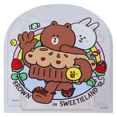 B & F21 壓克力筆筒 甜蜜樂園, 1個, 混合色