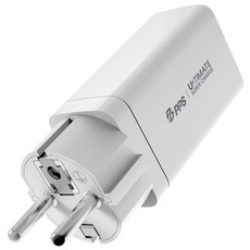 BEEZAP 接地型65W GaN PD PPS Type-C多合一超高速2充電器, 白色, 1個