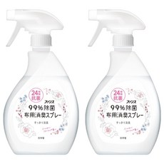 第一石鹼 布製品消臭抑菌噴霧 花香, 380ml, 2瓶