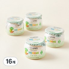 상하목장 베이비 유기농 요거트 사과당근, 85g, 16개입