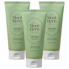 MONT HERB Ato草本保濕霜, 160ml, 3個