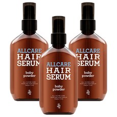 아유아유 올케어 헤어세럼 베이비파우더향, 100ml, 3개
