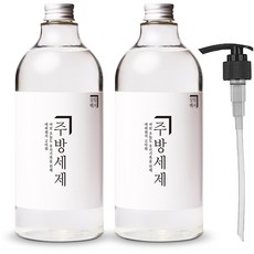 Homekeeping 餐具清潔劑 青橘香 2瓶+專用壓頭, 1L, 2瓶