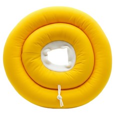 GOOD MO FAMILY 歸毛家族 防舔咬軟式頭套 高韌度輕柔防水布, 小太陽黃, M, 1個