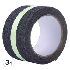 파리박사 논슬립 미끄럼방지 테이프, 3개, 야광